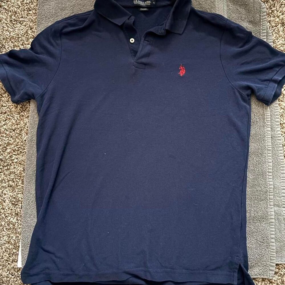 US Polo Assn Men's Navy Polo-shirts